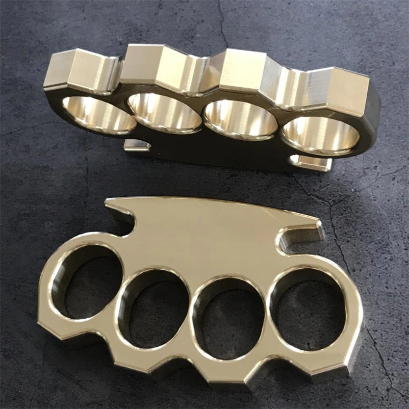 Brass Knuckle Duster Ultimate Self-Defense Tool for EDC