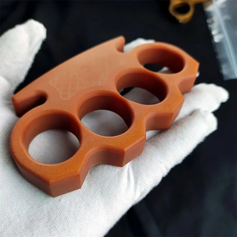 Non-Metallic Knuckle Duster for Easy Carry and Personal Defense