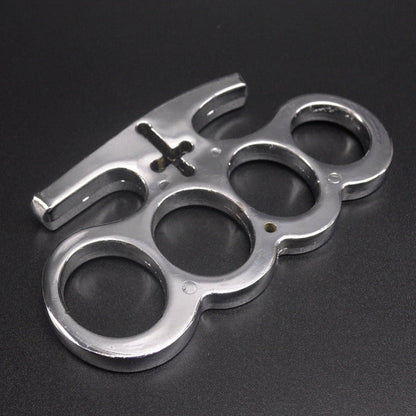 RingGuard Multiuse Brass Knuckles Duster 4 Finger Defense Tool