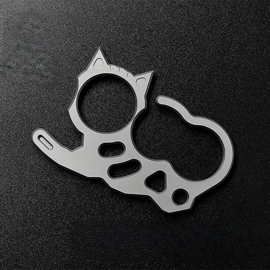 MT-03 Titanium Cat Knuckle Duster for Everyday Carry