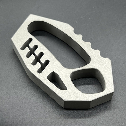 Stainless Fishbone Defense Knuckle Duster Gear