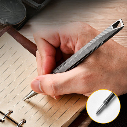 Titan Slide Signature High-End Metal Pen for Fidgeting