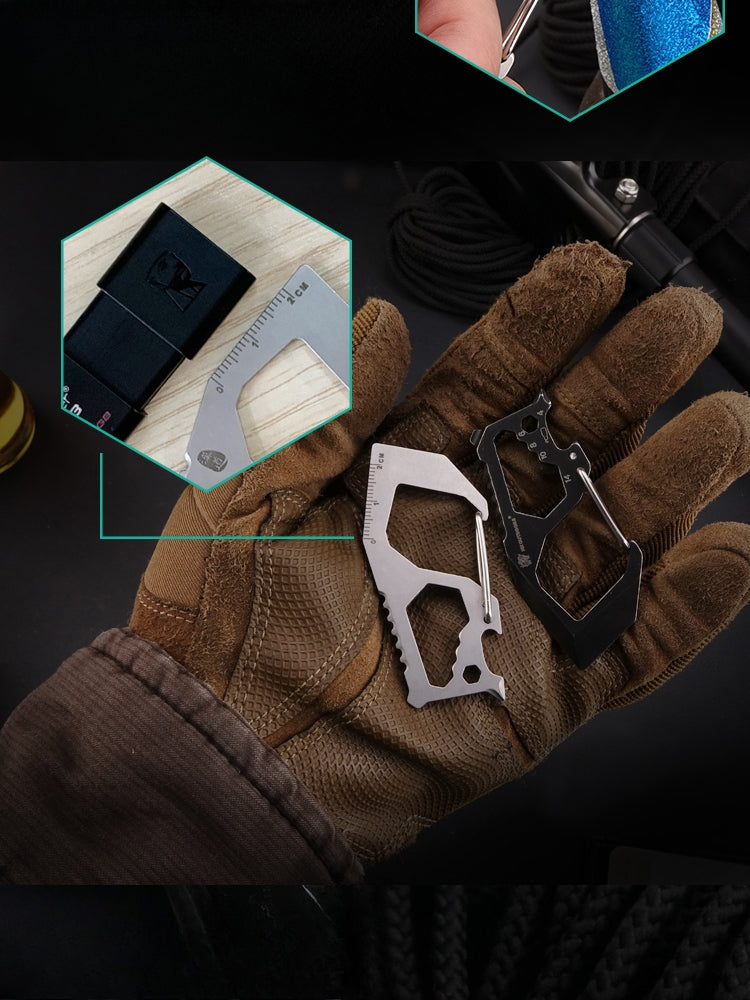 Stainless Steel Alpine Knuckle Duster Defender: Multi-Mount Safety Clip
