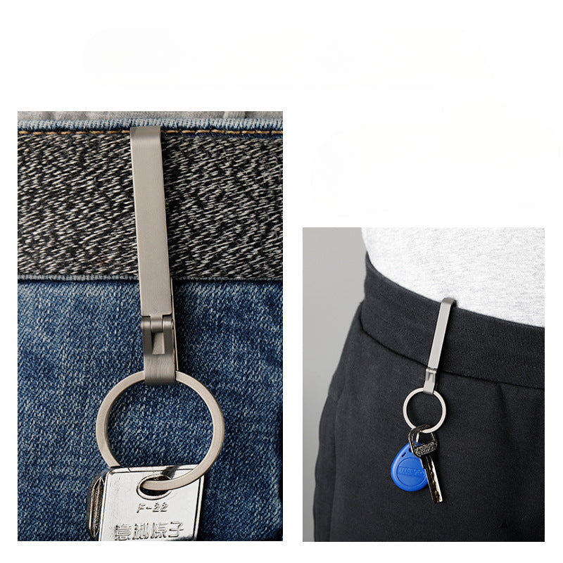 Titanium Waist Clip Sports Keychain Lightweight Men’s Belt Holder