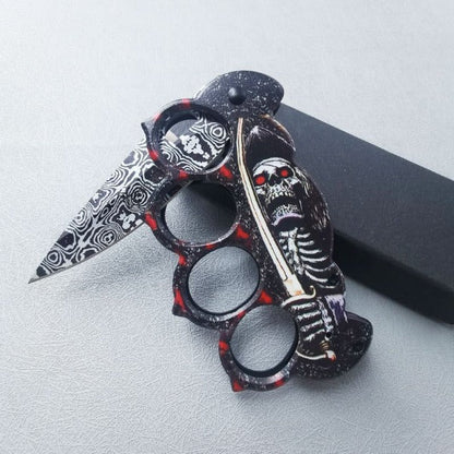 3D Printed Folding Knife and Knuckle Duster Outdoor Survival Tool