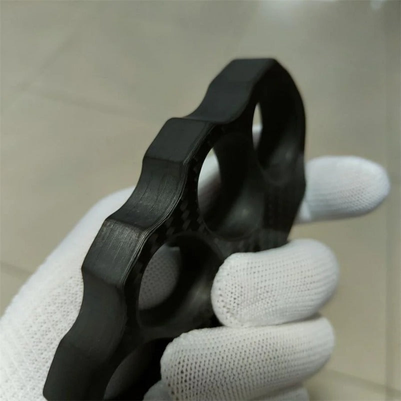 Carbon Fiber Defense Gear Knuckle Duster for Reliable Protection