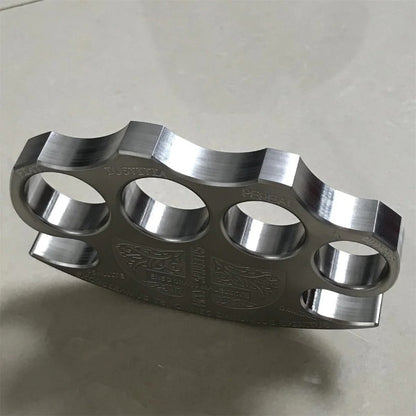 Warrior Knuckle Duster Made from Solid Steel for Protection and Defense