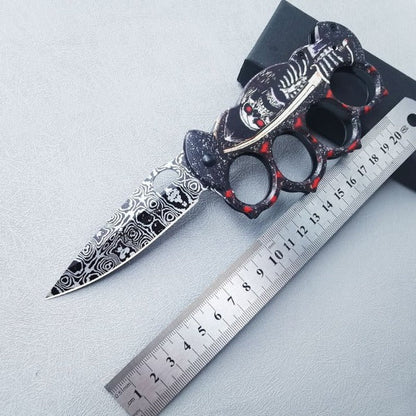 3D Printed Folding Knife and Knuckle Duster Outdoor Survival Tool
