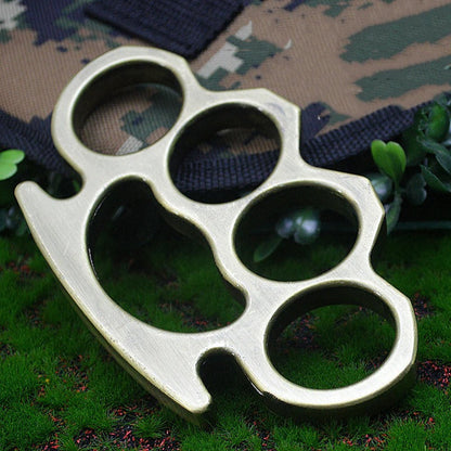 Heavy Duty Brass Knuckle Duster Four Finger Protection Tool