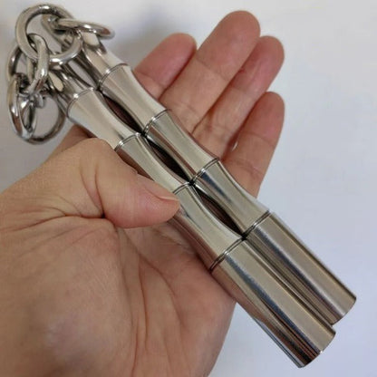 Solid Steel Mini Stick Designed for Self-Defense Applications