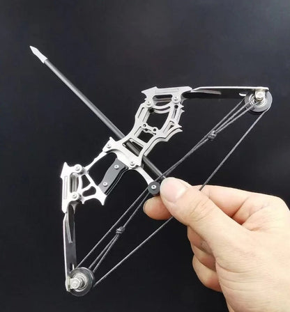 Pocket-Sized Compound Bow Mini Bow and Arrow Set for Archery Practice