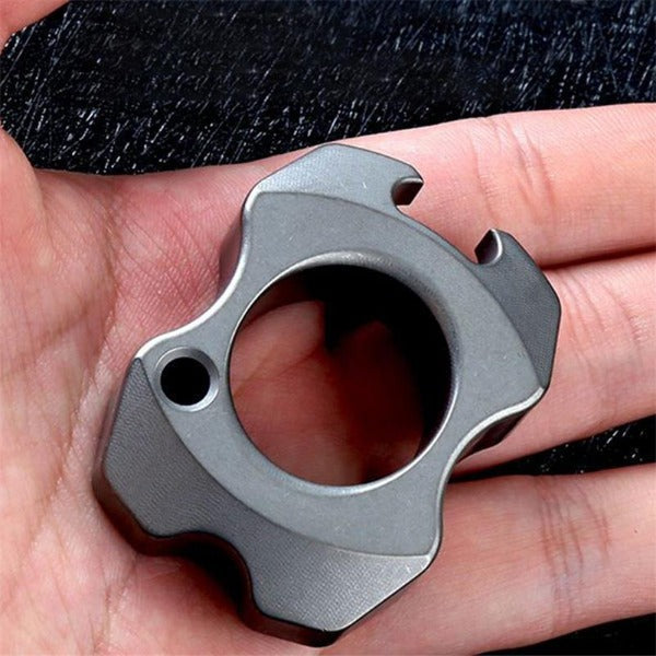 Handfire Mini Titanium Knuckle Duster Dual-Function Bottle Opener