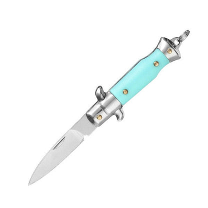 Keychain Folding Knife Mini EDC Tool for Outdoor Defense and Pocket Carry