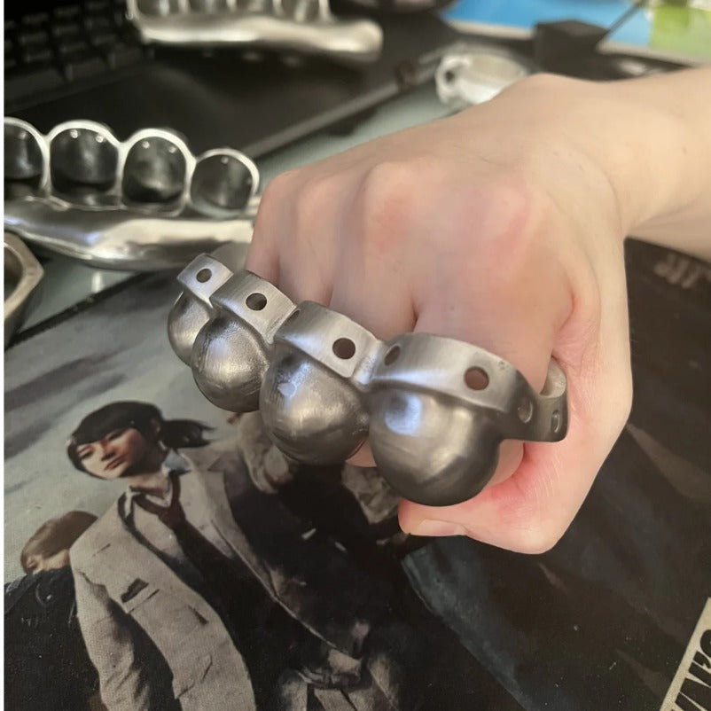 Steel Knuckle Duster for Left and Right Hand Self-Defense EDC Gear