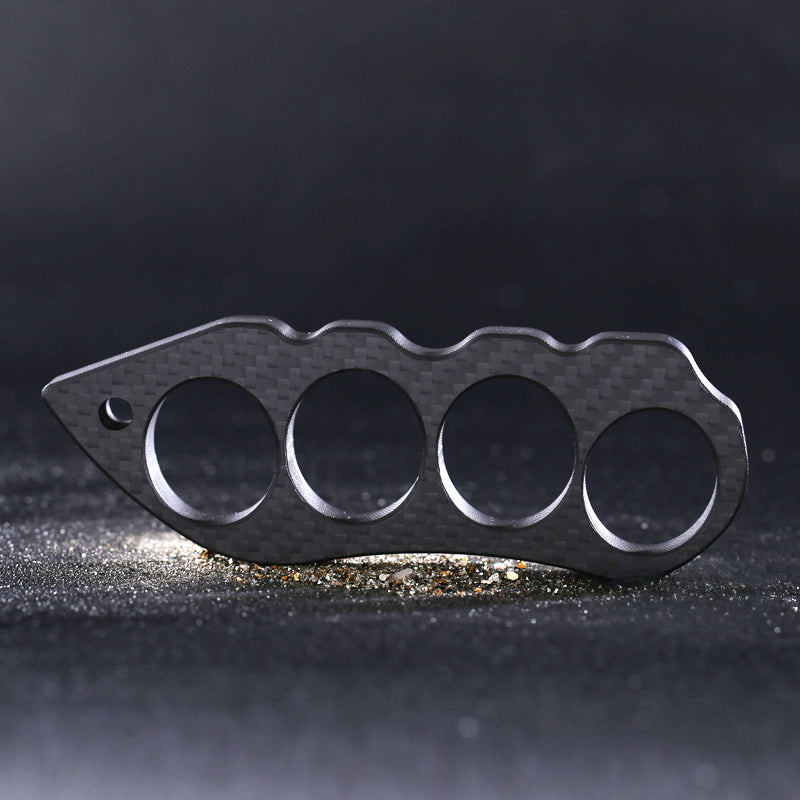 Carbon Fiber High Strength Pea Pod Four Knuckle Duster Design