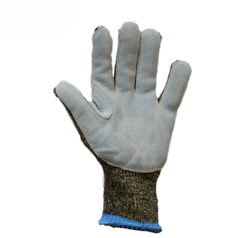 Heavy Duty Outdoor Safety Gloves with Camo Design