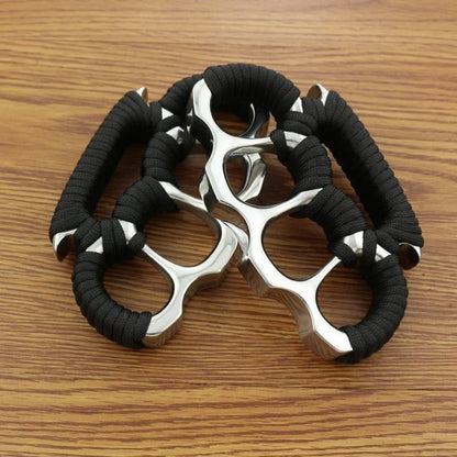 Thickened Solid Steel Knuckle Duster Tactical EDC Tool for Safety