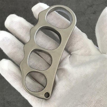 Precision Crafted Titanium Pea Knuckle Duster for Everyday Carry