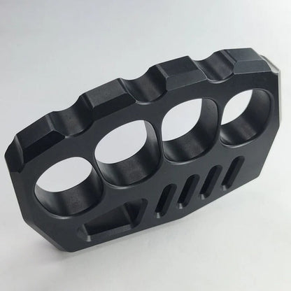 Solid Aluminum Knuckle Duster with Enlarged Finger Openings