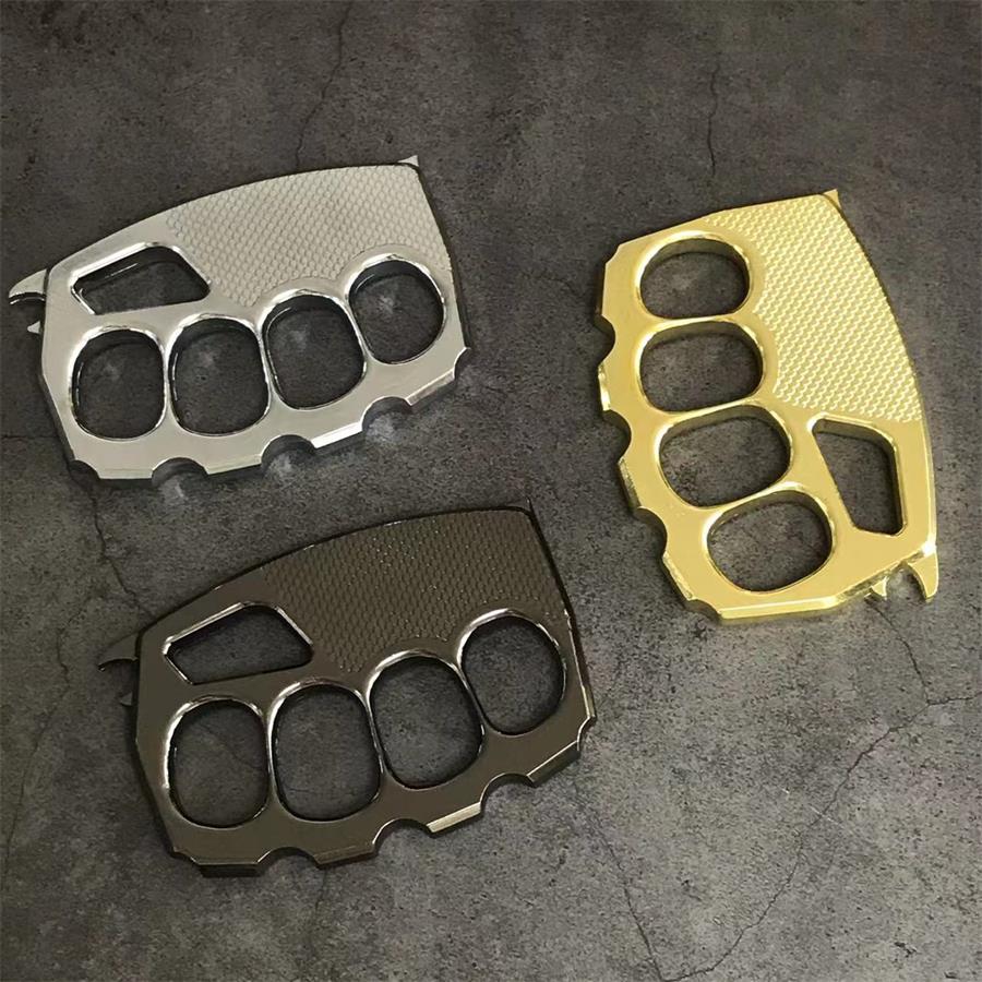 Zinc Alloy Four Finger Defense Knuckle Duster for Personal Safety
