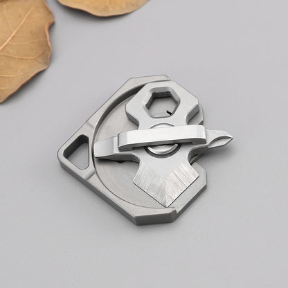 Mini Titanium Alloy Keychain Knife Multi Tool