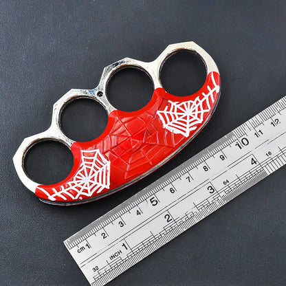 Tough Zinc Alloy Knuckle Duster with Spider Design for Safety