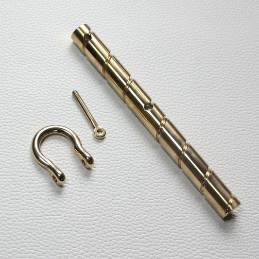 Brass Self-defense Stick with Horseshoe Lock for Practical Everyday Carry