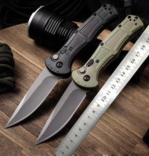 Nylon Fiber Handle Folding Knife for Outdoor Tactical Hunting with D2 Blade