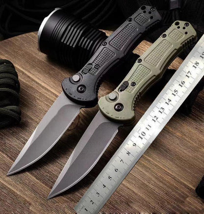 Nylon Fiber Handle Folding Knife for Outdoor Tactical Hunting with D2 Blade