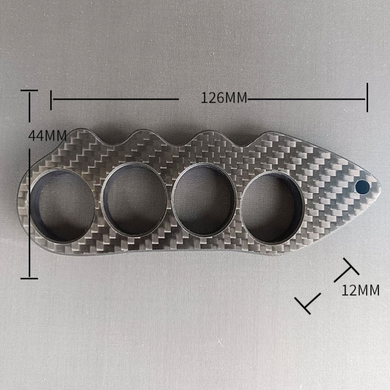 Carbon Fiber Knuckle Duster Security Tool in Various Designs