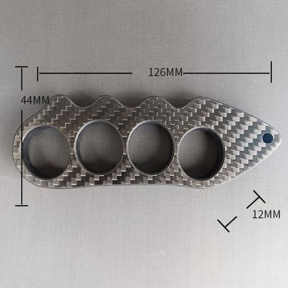 Carbon Fiber Knuckle Duster Security Tool in Various Designs
