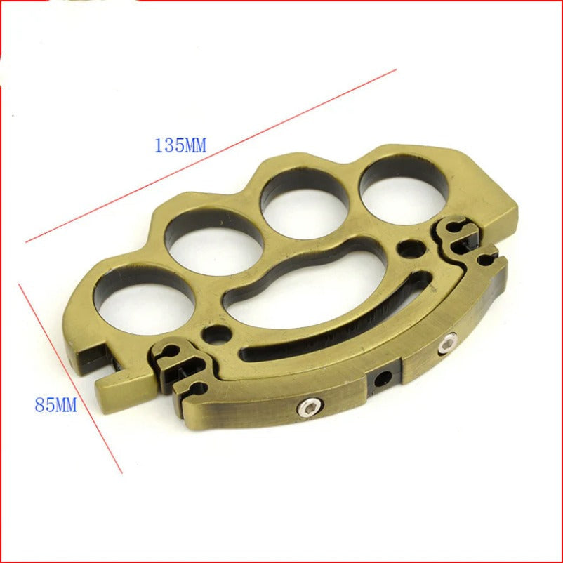 SlingshotGuard Knuckle Duster with Integrated Slingshot Function