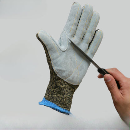 Heavy Duty Outdoor Safety Gloves with Camo Design