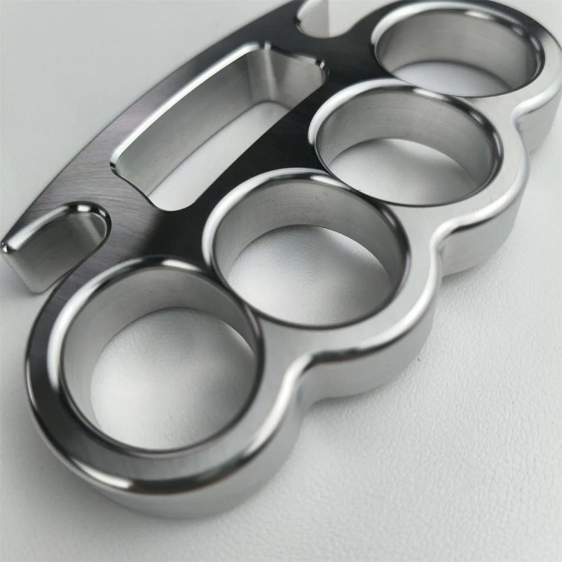 Steel Knuckle Duster Classic Design with Integrated Window Breaker
