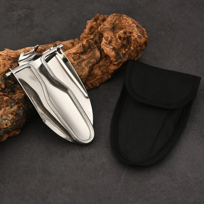Multi-Use Foldable Shovel Ideal for Camping and Adventures