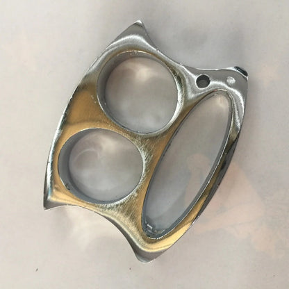 MouthGuard Strong Metal Knuckle Duster with Window Breaker Feature