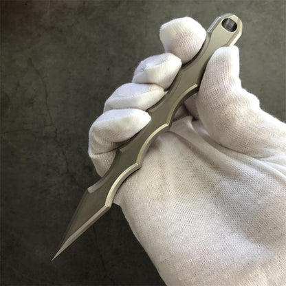 Titanium Alloy Crowbar Multifunctional Bottle Opener Tool for Self-defense