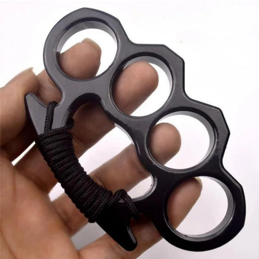 Heavy Duty Brass Knuckle Duster Four Finger Protection Tool