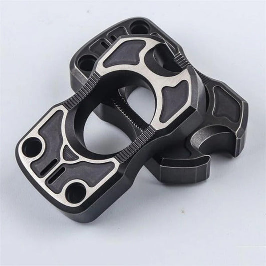 TC4 Titanium One Finger Self-Defense Knuckle Duster for Security