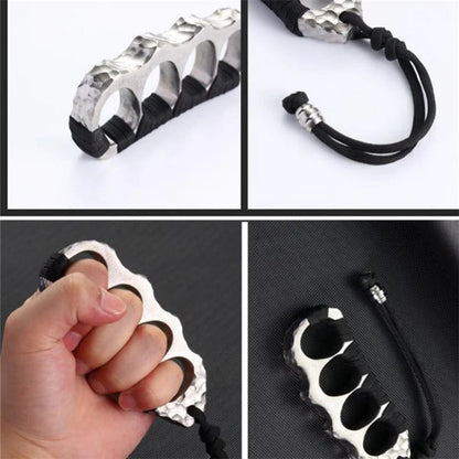 Portable Pea Knuckle Duster Made from TC4 Titanium for EDC