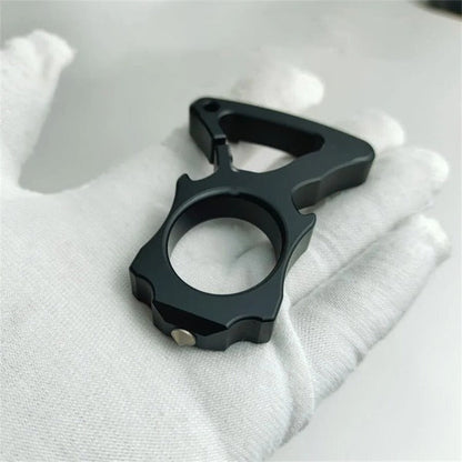 Keychain Self-Defense Tool with Knuckle Duster and Bottle Opener