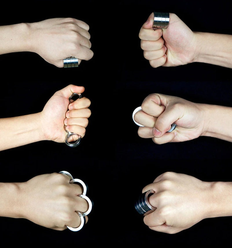 FistFold Four Finger Knuckle Duster for Compact Self-Defense and EDC Gear