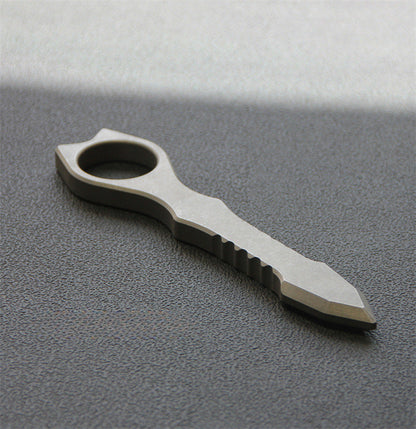 Durable Stainless Steel Multi-Mission Knuckle Duster Defense Tool