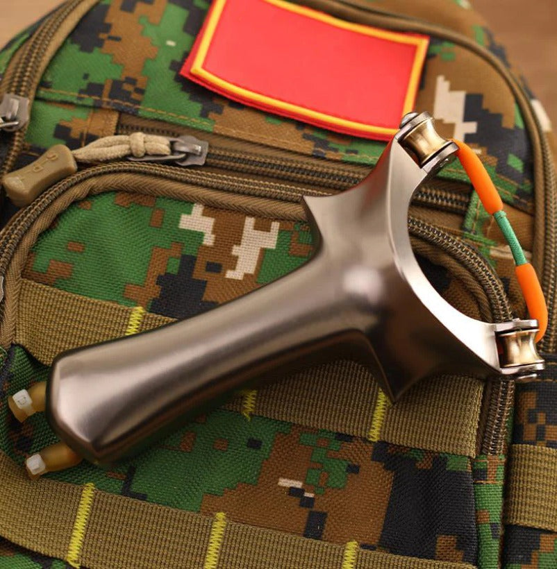 Aluminum Alloy PulseShot Slingshot Ideal for Shooting and Fishing
