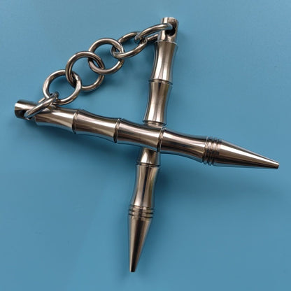 Portable Solid Steel Nunchaku Built for Effective Self-Protection