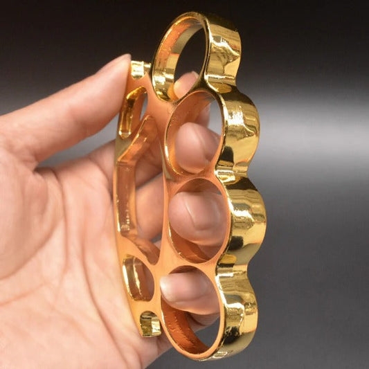 Tactical Brass Knuckles Duster for Quick Defense and Window Break