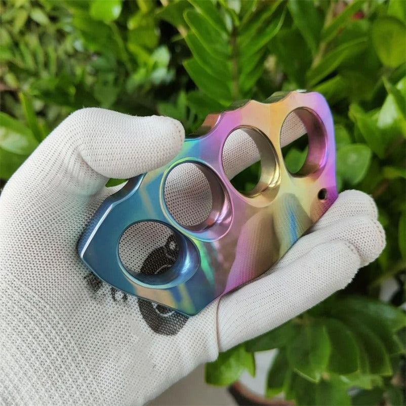 Tough Titanium Alloy Knuckle Duster Self-Defense Tool for EDC
