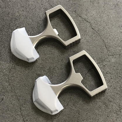 Titanium Alloy Crowbar Broken Window Key Bottle Opener EDC Tool Pendant