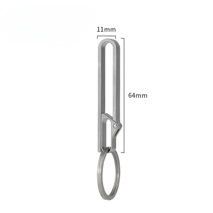 Titanium Waist Clip Sports Keychain Lightweight Men’s Belt Holder