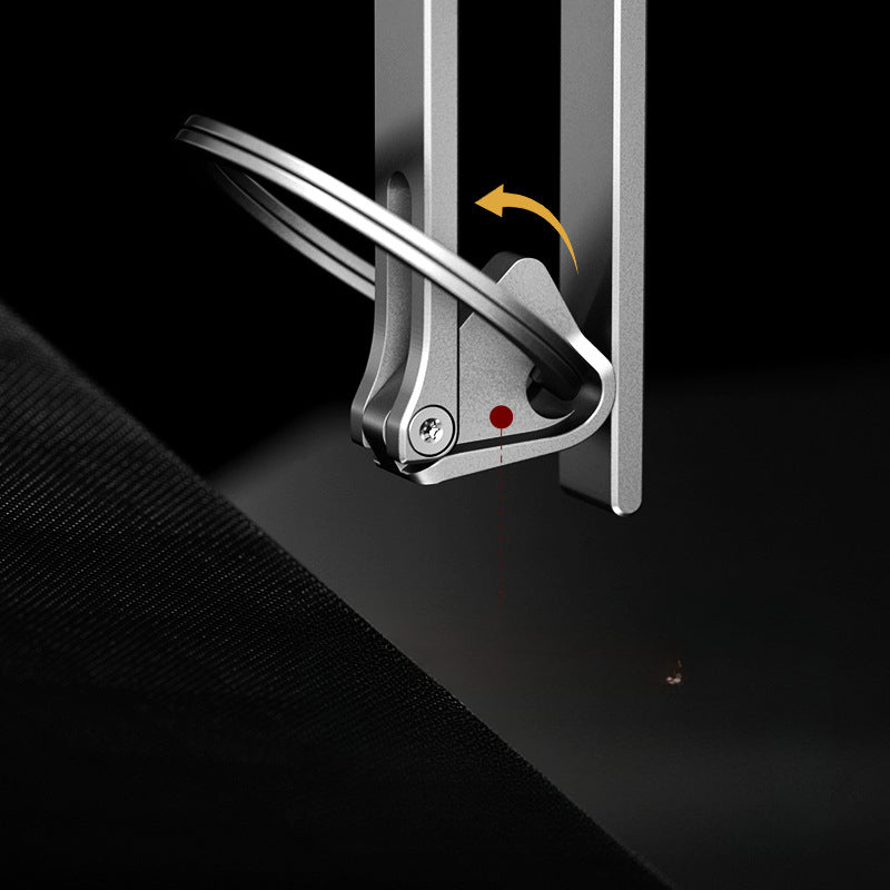 Anti-Loss Titanium Keychain Hook and Belt Clip for Durability